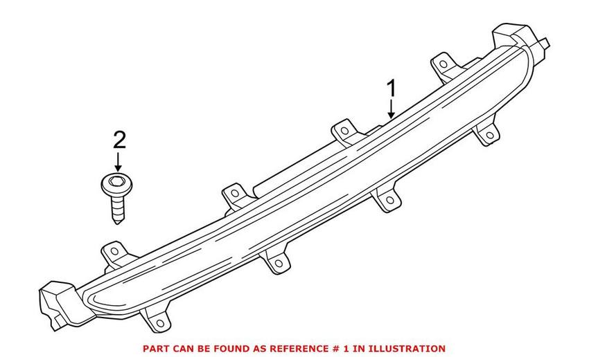 BMW Center High Mount Stop Light - Rear 63257210574